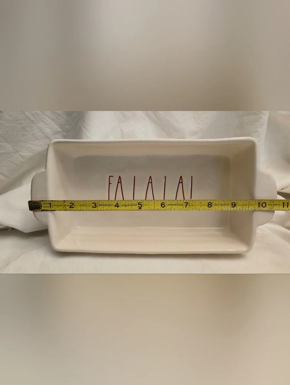 NEW Rae Dunn Fa La La Baking Dish, Christmas Bakeware , Xmas Gift